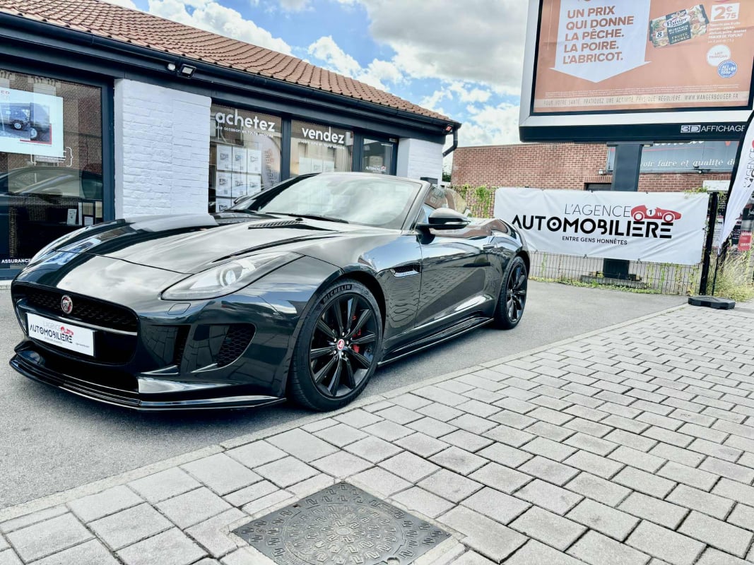 Jaguar F-Type F-TYPE CABRIOLET 3.0L SC V6 340CV ( PAS DE MALUS ) — 1