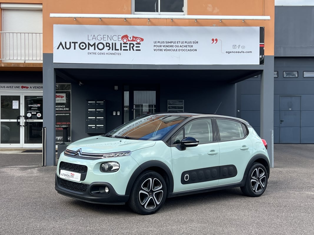 Citroen C3 1.2 PureTech 82 CV Shine Courroie Changée Révisée CarPlay — 1