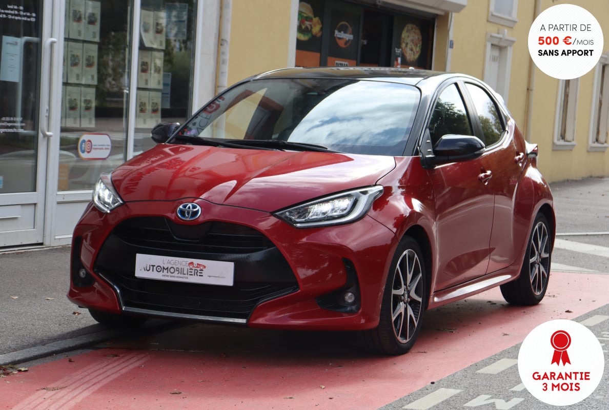 Toyota Yaris Hybride 116 Collection (Aff. tête haute, Toit pano, CarPlay, Caméra, Sièges chauff) — 1