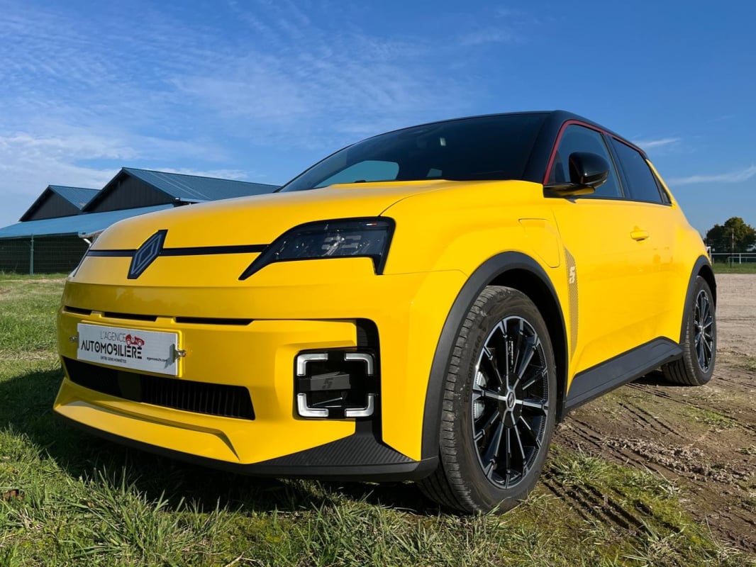 Renault R5 II E-TECH ELECTRIQUE 120 AUTONOMIE URBAINE TECHNO 40 KWH JAUNE POP!, JANTES DIAMANTEES CHRONO — 1