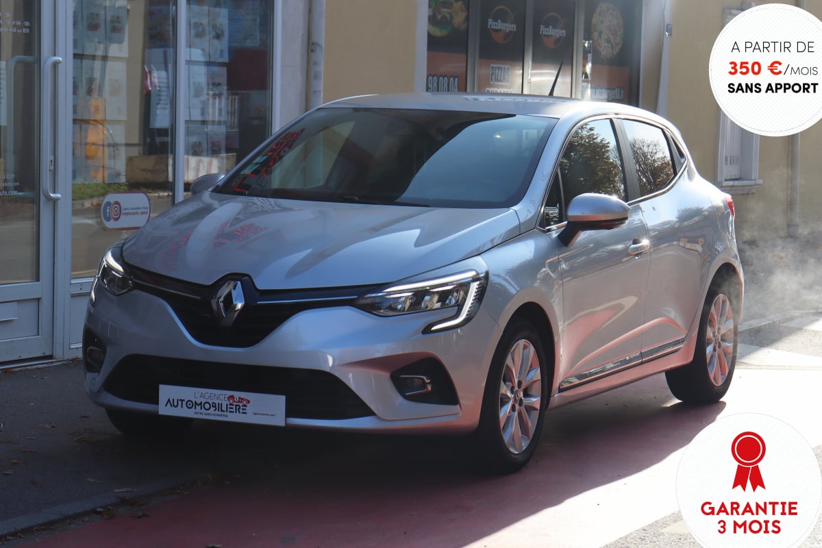 Renault Clio (5) V 1.3 TCe 130 Intens EDC (Caméra 360, CarPlay, Lane assist) — 1