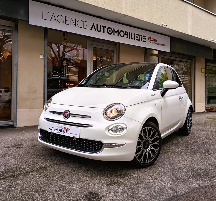 Fiat 500 HYBRIDE 1.0 70 CH DOLCEVITA BSG TOIT OUVRANT, CARPLAY, CLIM AUTO, PACK NAV — 1