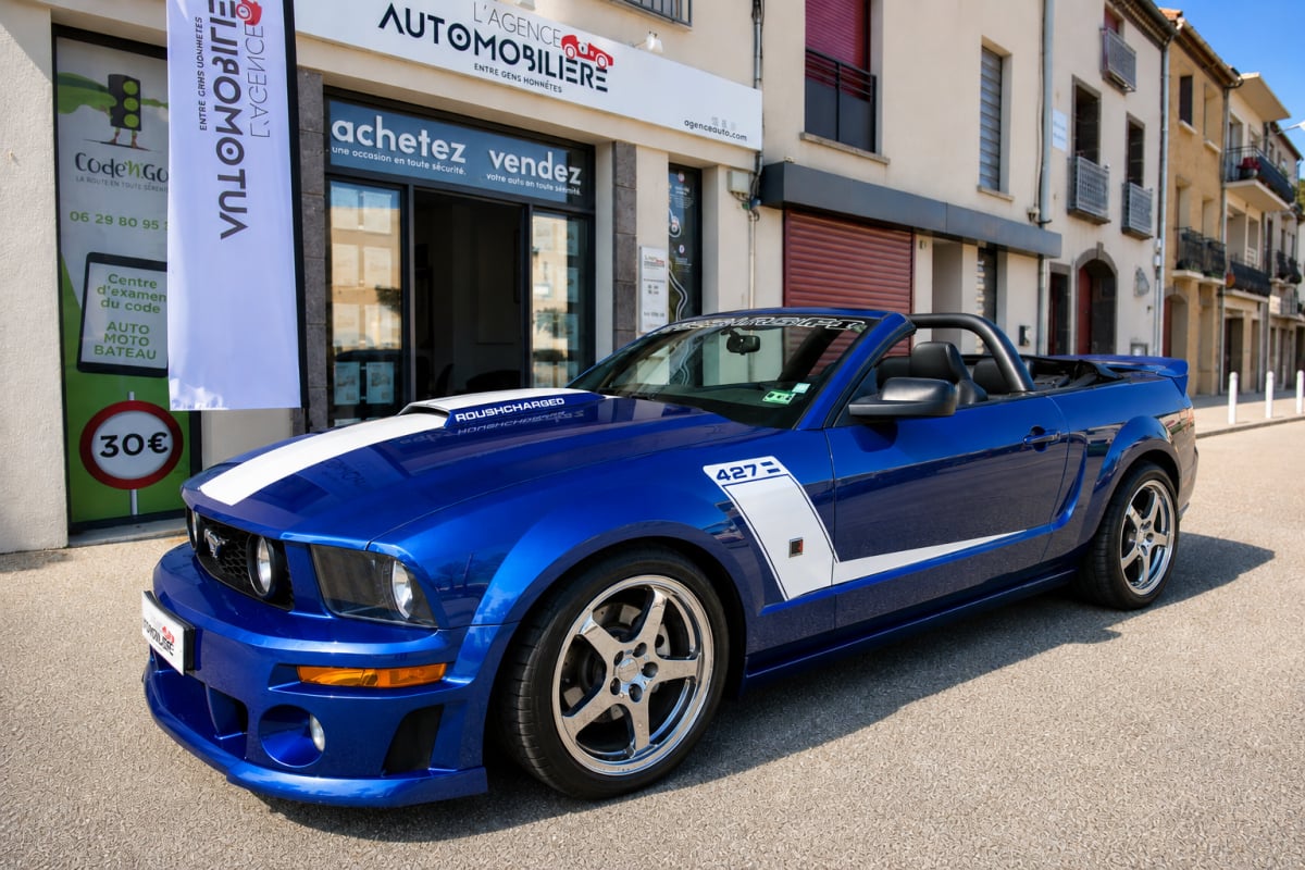 Ford Mustang 427R V8 4.6L préparé d’origine par ROUSH.