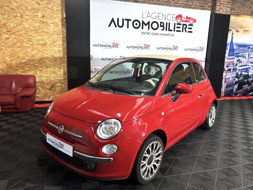 Fiat 500 1.2 - 8V - 69ch - Cabriolet - Finition LOUNGE — 1