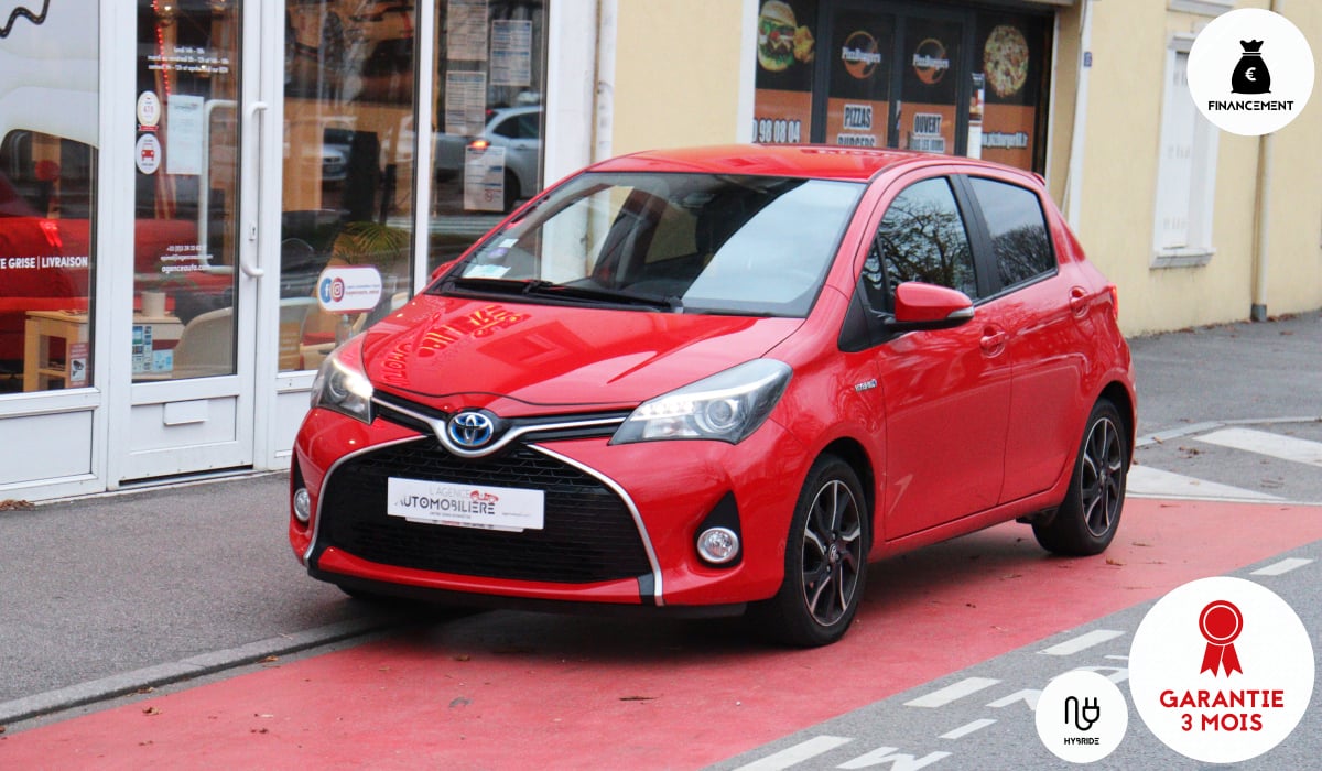Toyota Yaris Ph2 1.5 VVTi Hybrid 100 Design BVA (Caméra, Lane Assist, Régulateur) — 1