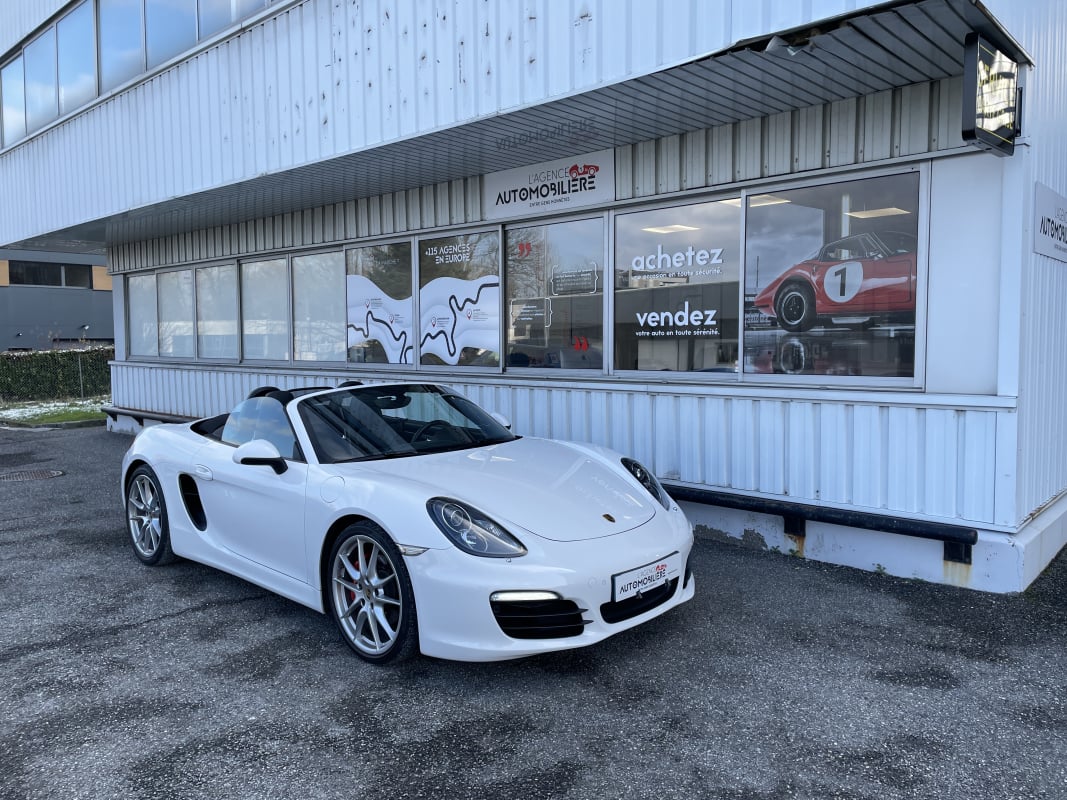 Porsche Boxster DISPO COURTE (981) S 3.4 315 CV PDK Pack Sport Chrono Plus JA 20' PASM - GARANTIE 12 MOIS — 1