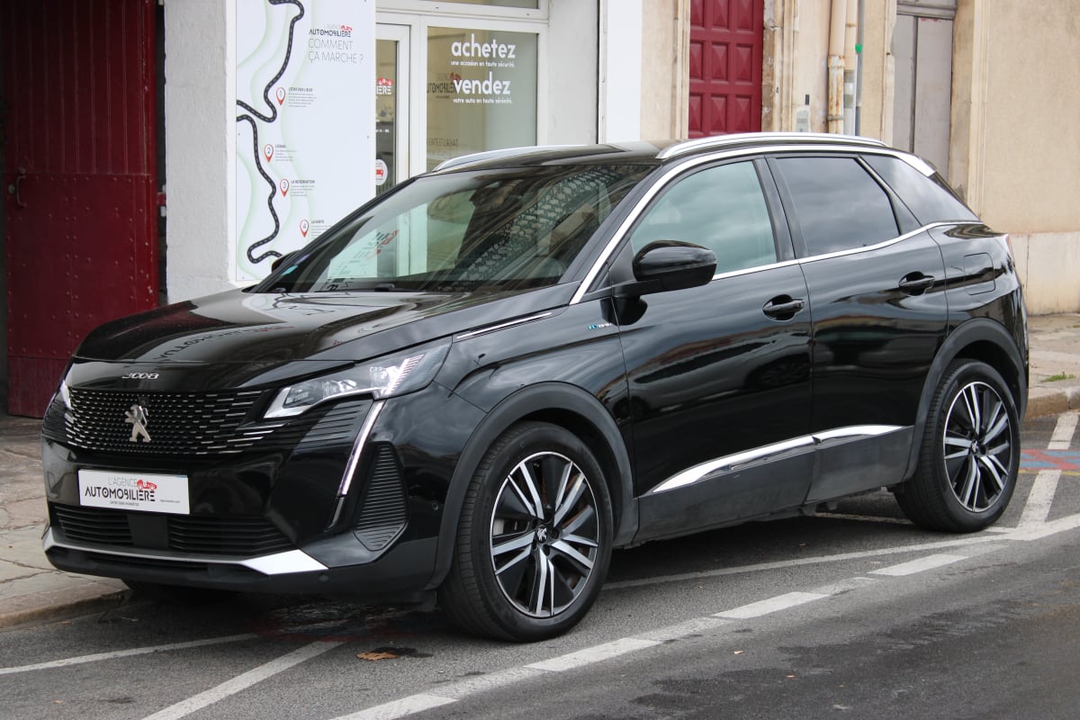 Peugeot 3008 GENERATION-II 1.6 225H 180 HYBRID PHEV GT E-EAT BVA ( Carplay, Attelage ... ) — 1
