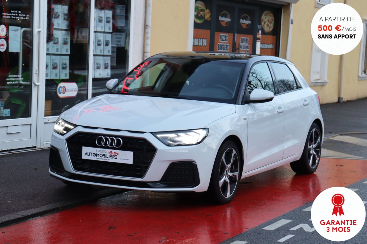 Audi A1 Sportback 30 TFSI 110 Advanced BVM (CarPlay, Lane assist, JA 17"...) — 1