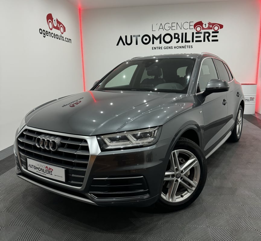Audi Q5 Q5 S-LINE 2.0 TDI 150CV BVM6 CAMERA/HAYON ELEC/CUIR-TISSU ELEC/KEYLESS/LEDS/GPS/JTES 19' — 1