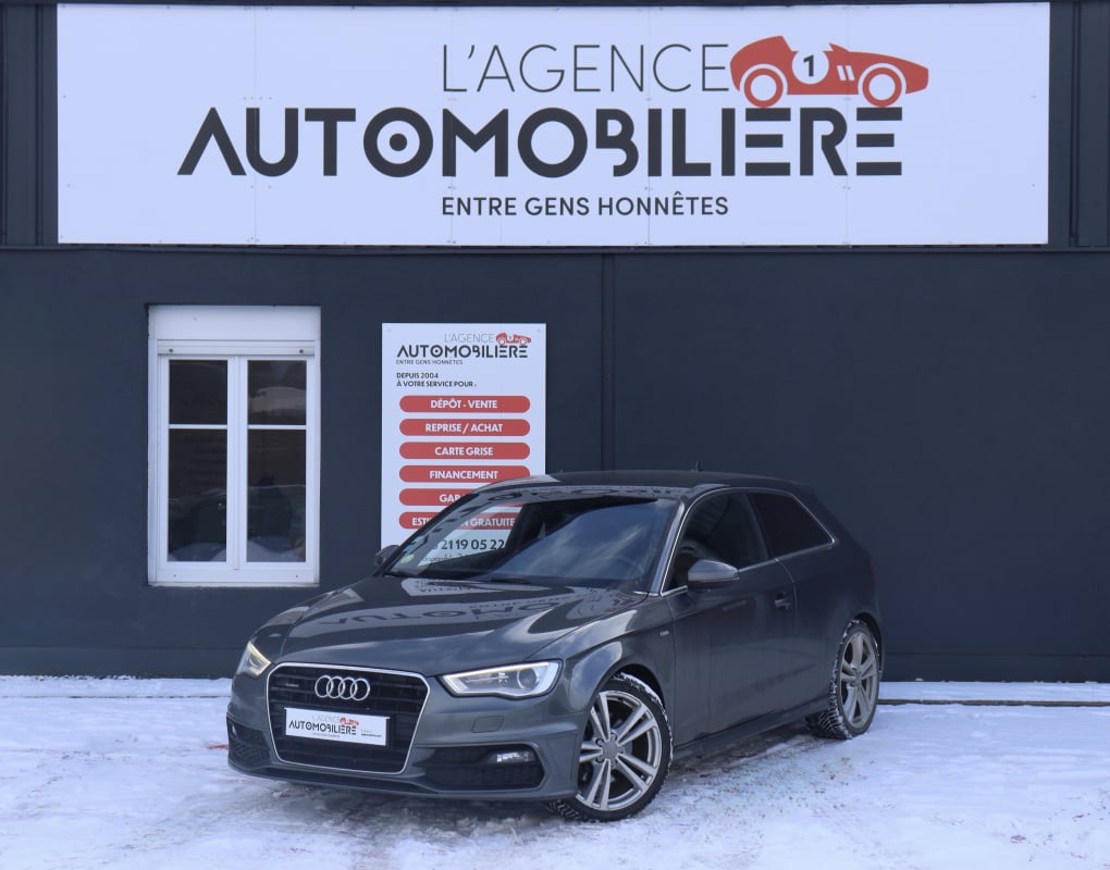 Audi A3 Quattro 2.0 TDi 150 S-Line BVM6 (Méplat, Sièges chauffants, GPS...) — 1