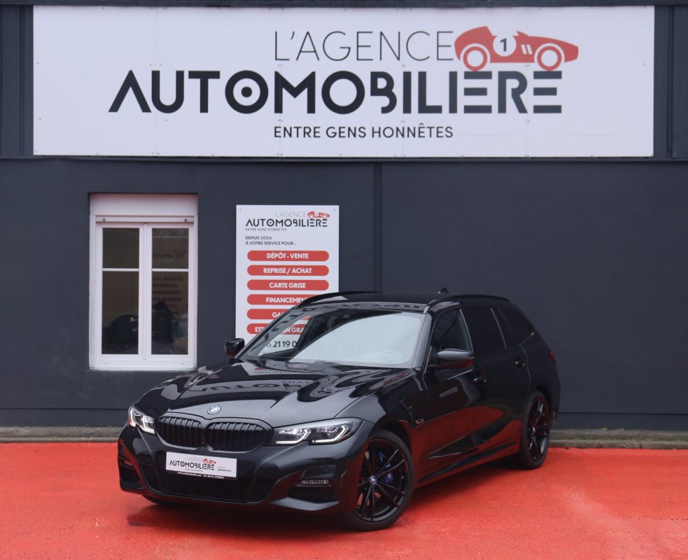 BMW Série 3 LCI Touring 330e 2.0 292 M Sport Steptronic8 (Caméra 360, Sièges chauffants, Carplay...) — 1