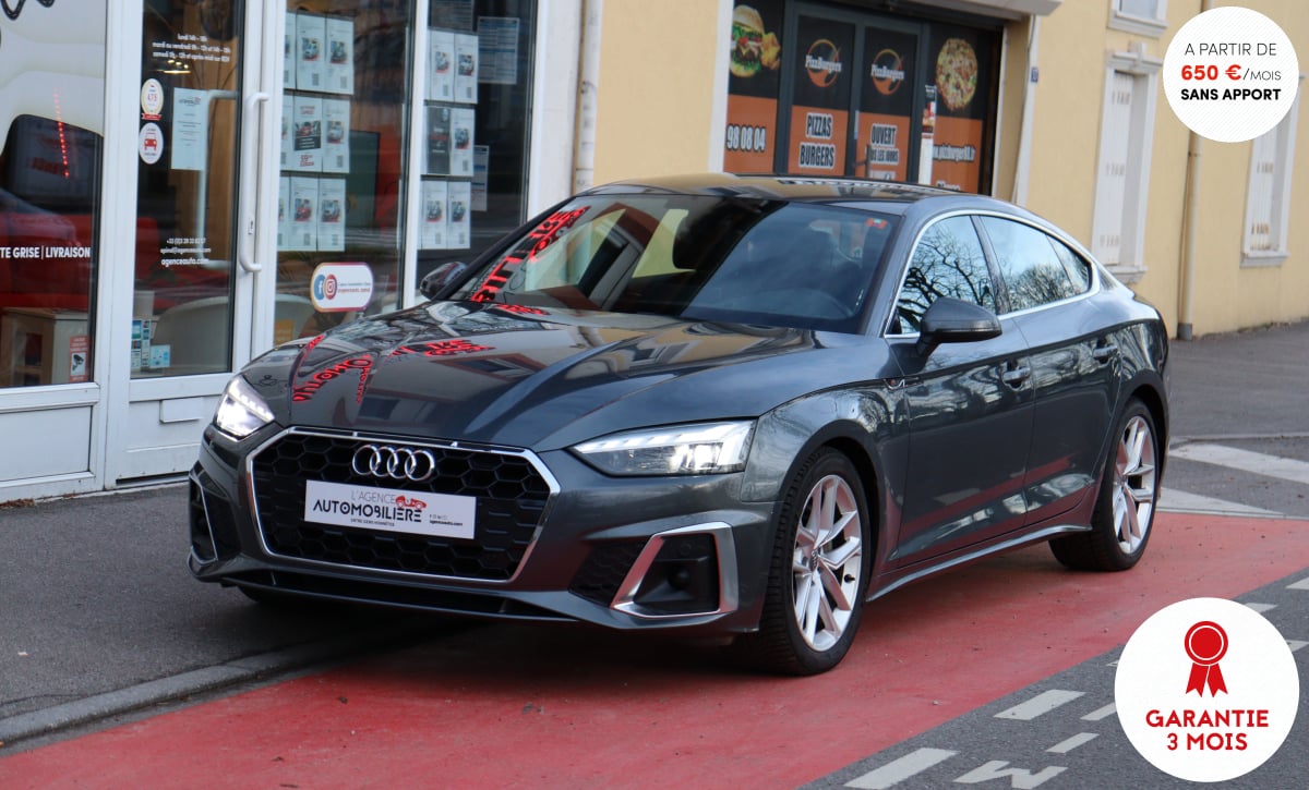 Audi A5 Sportback 2.0 TDI 190 S-Line S-Tronic (Origine France, Suivi Audi) — 1