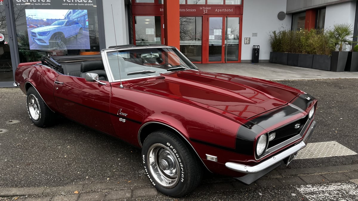 Chevrolet Camaro Cabriolet L30 327 CI Turbo Fire 5.4 L V8 1968 Boîte Auto COLLECTION — 40