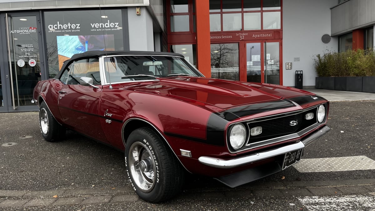 Chevrolet Camaro Cabriolet L30 327 CI Turbo Fire 5.4 L V8 1968 Boîte Auto COLLECTION — 2