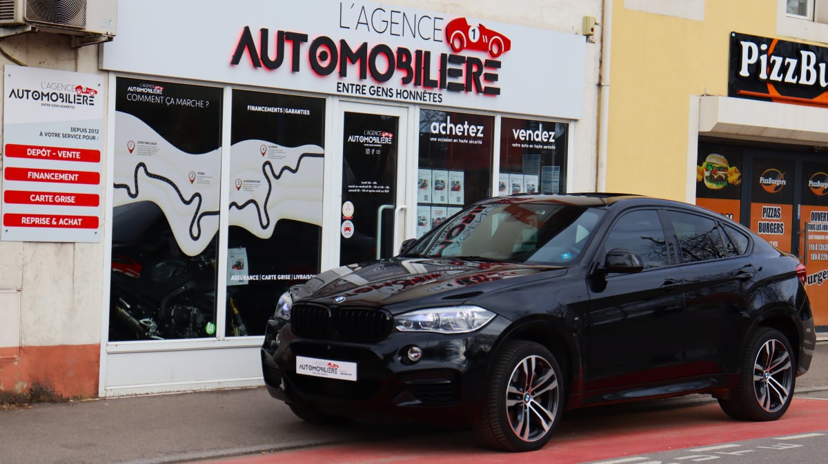 BMW X6 M50d 381 M-Sport xDrive (Toit ouvrant, Shadow Line, Suivi full BMW) — 1