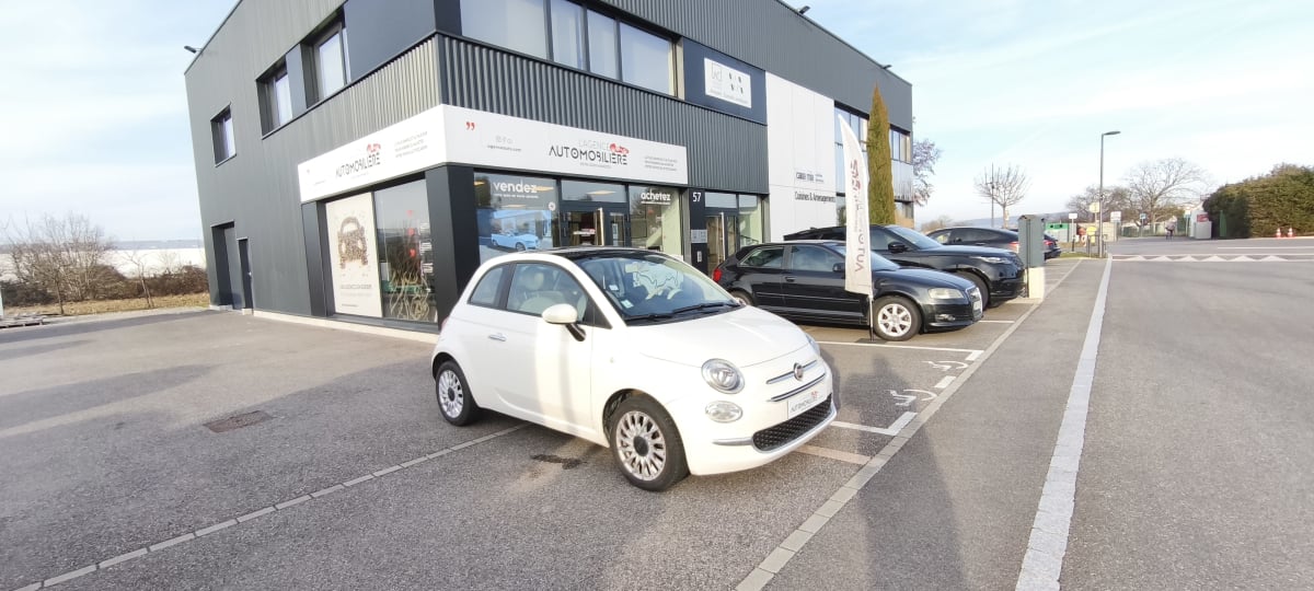 Fiat 500 1.2 LOUNGE 69 BVA garantie 12 mois optionnelle