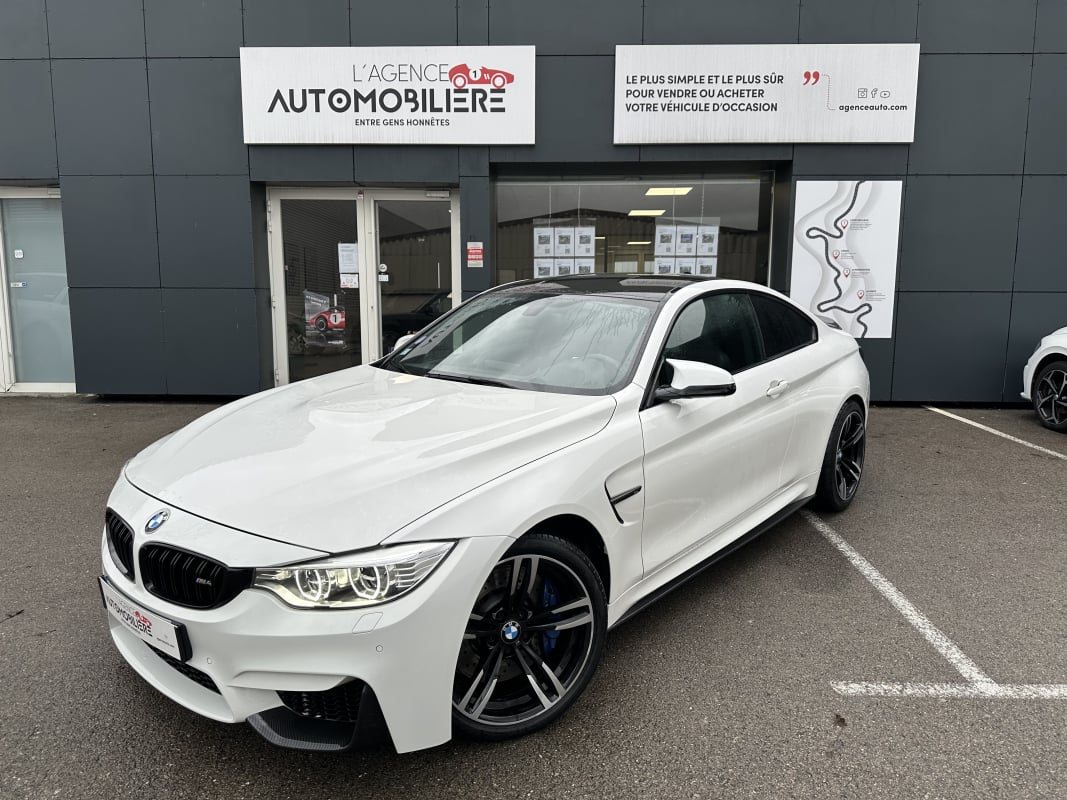 BMW M4 coupé F82 431cv DKG Origine France Harman Cardon pack carbon — 1