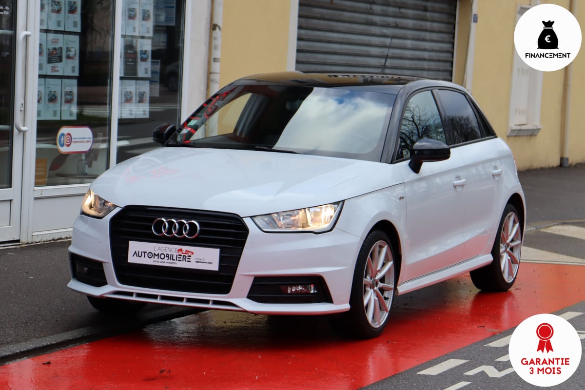 Audi A1 Sportback 1.4 TDI 90 S-Line BVM (Entretien à jour, GPS, BT) — 1