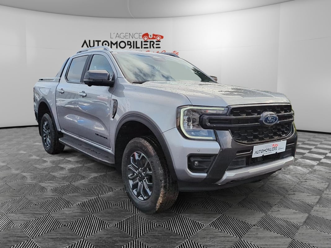Ford Ranger DOUBLE CABINE 2.0 ECOBLUE 205 CH S&S BVA10 e-4WD WILDTRAK CAMERA 360° - tva récupérable