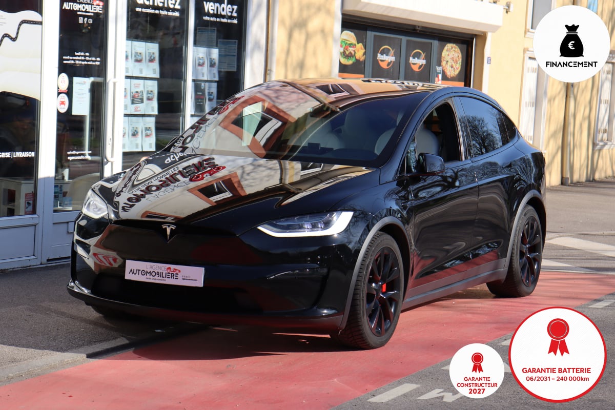 Tesla Model X Plaid 1020cv AWD (6 Places, Garantie 01/2027)