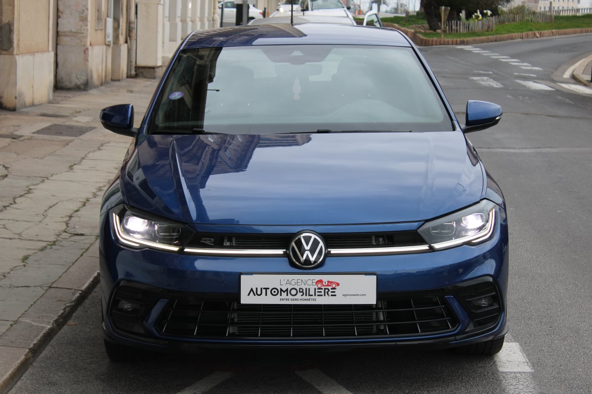 Volkswagen Polo 1.0 TSI 110 R-LINE DSG BVA ( Garantie Volkswagen, Carplay, Radar Av et Arr ... ) — 2