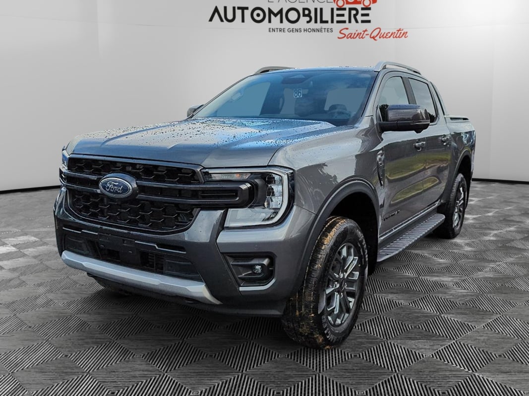 Ford Ranger DOUBLE CABINE 2.0 ECOBLUE 205 CH S&S BVA10 e-4WD WILDTRAK CAMERA 360° - tva récupérable