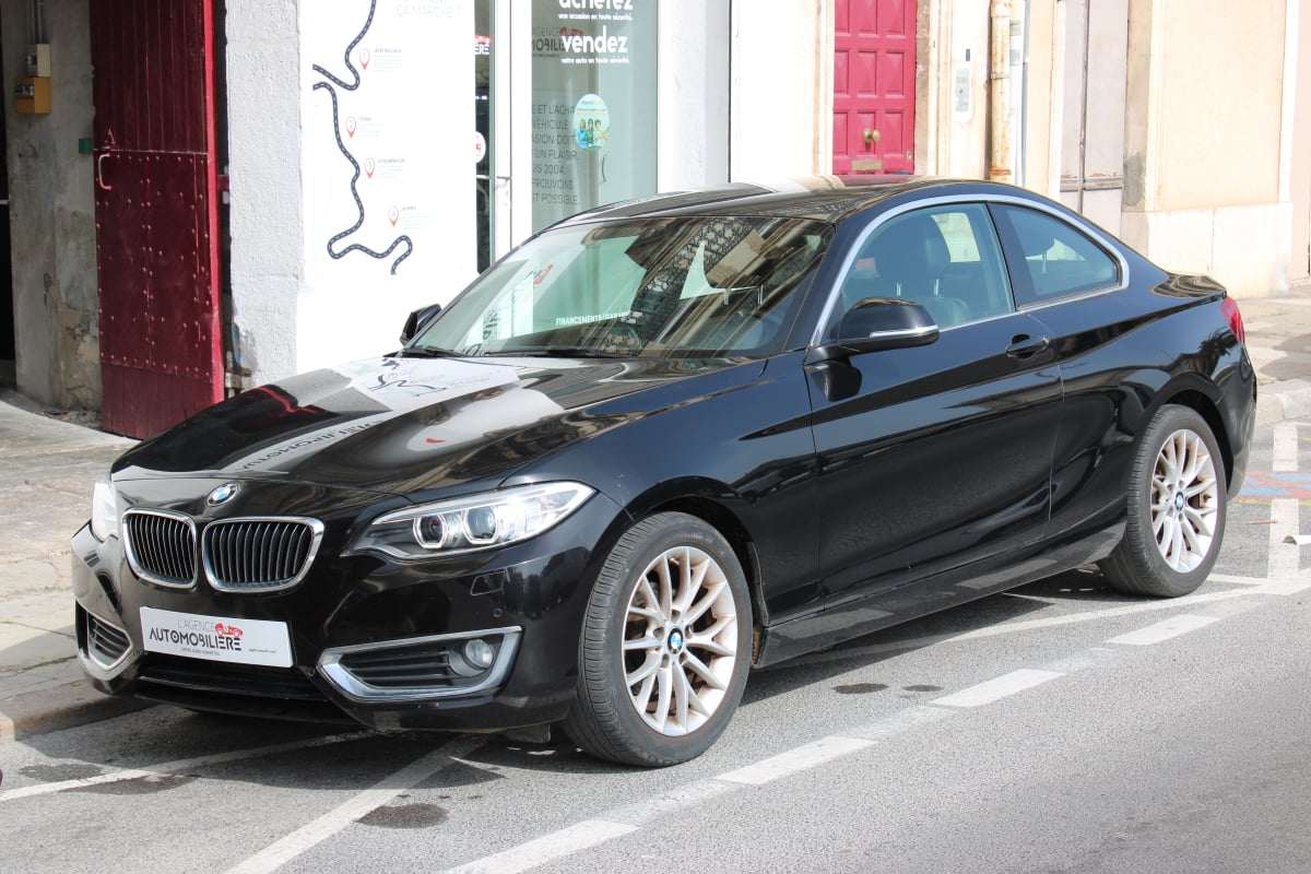 BMW Série 2 COUPE 2.0 218 D 150 LUXURY BVA ( Entretien BMW, Radar AV-ARR, Climatisation... ) — 1