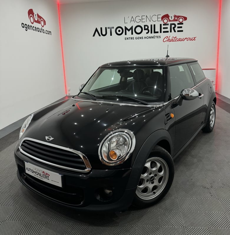 Mini One D 1.6 90CV BVM6 3 PORTES CUIR/REGULATEUR/BLUETOOTH/RADAR RECUL/JTES ALU/CLIM AUTO — 1