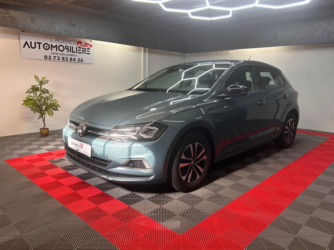 Volkswagen Polo Volkswagen Polo VI 1.0 TSI 95 IQ-DRIVE – 2019 – 57 500 km – Suivi VW – CT Vierge — 1