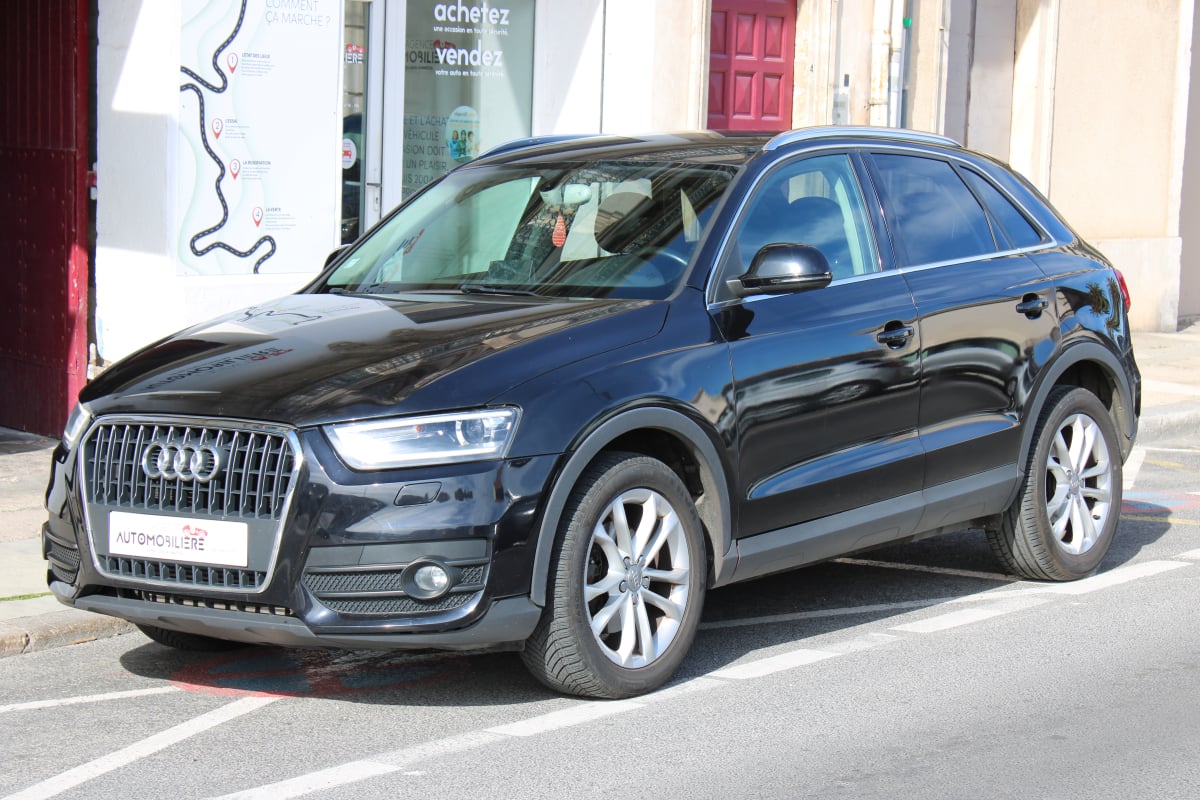 Audi Q3 2.0 TDI 175 S-LINE QUATTRO S-TRONIC BVA ( Radar Arr, Sièges chauffants, GPS ... )