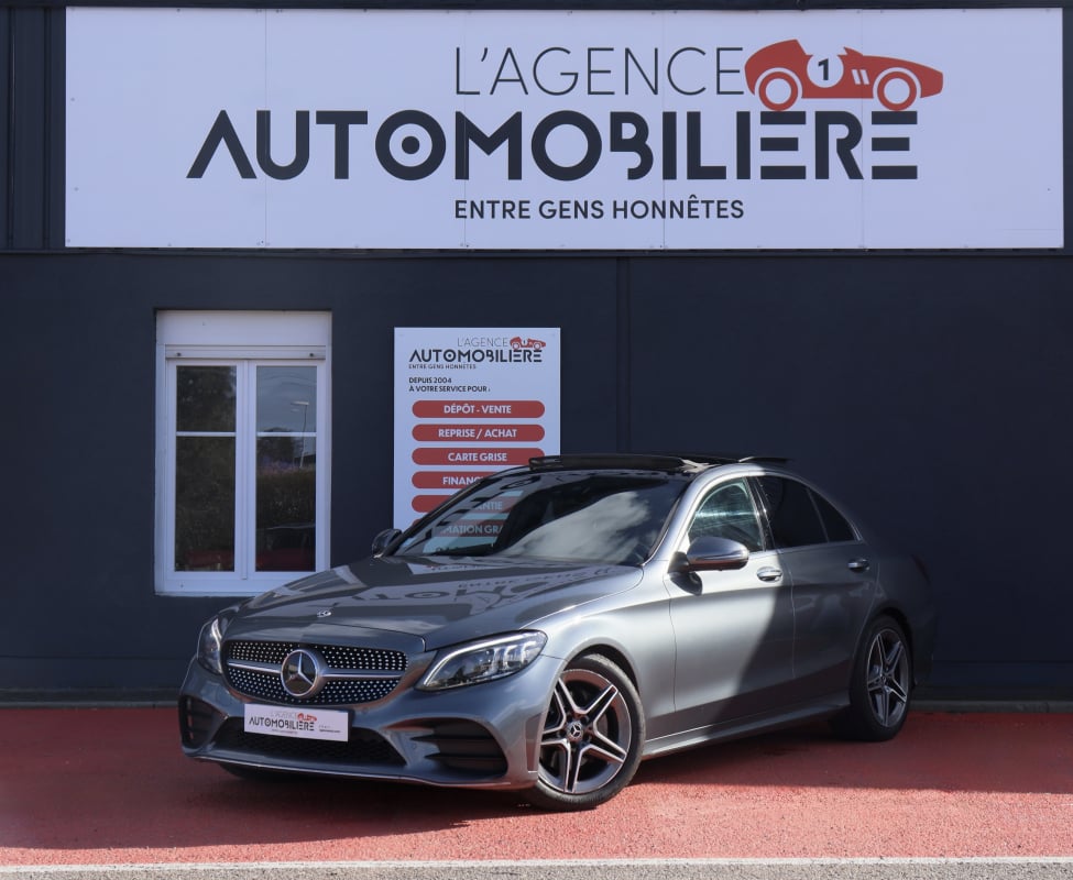 Mercedes-Benz Classe C Berline 220d 194 AMG-Line 9G-TRONIC (TO, Caméra 360, Carplay, Burmester...) — 1