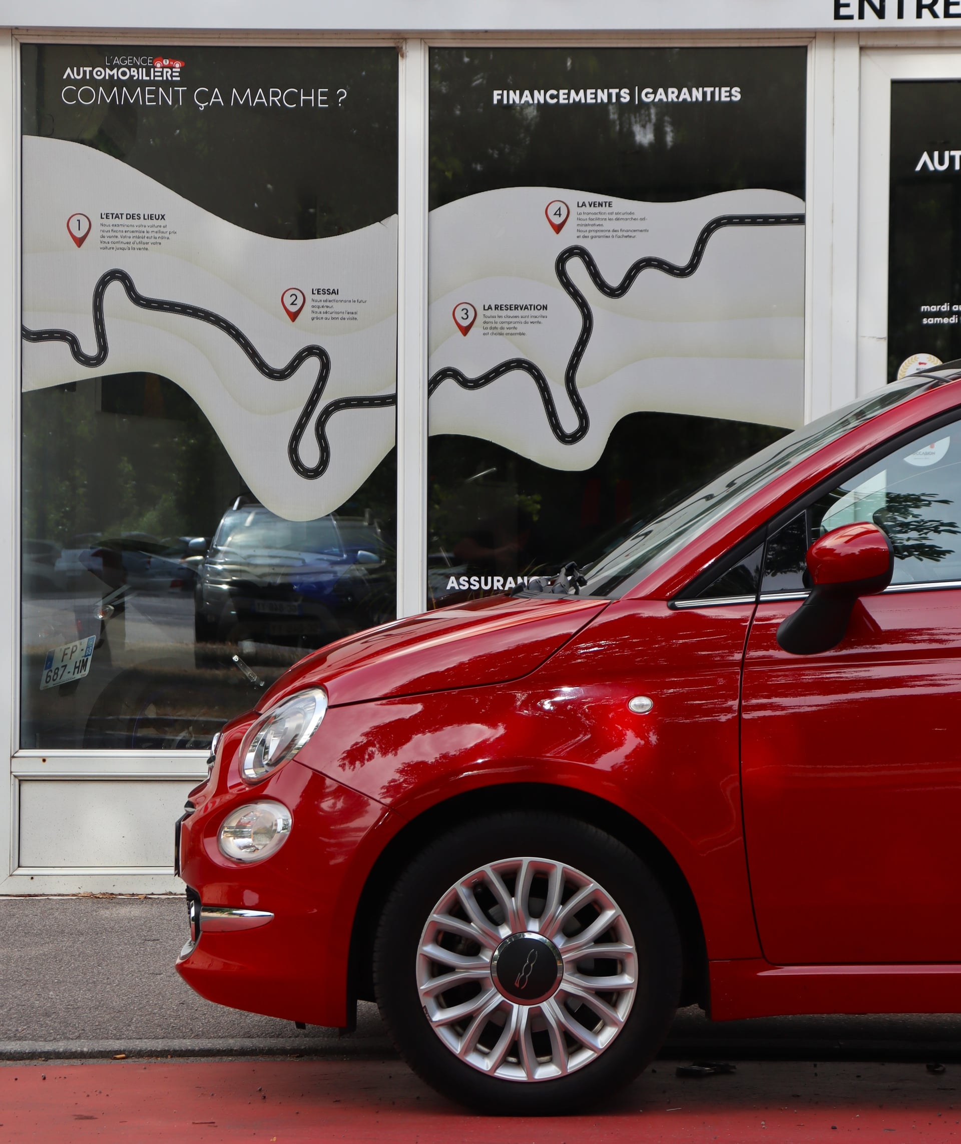 Fiat 500 III 1.2 MPi 69 Lounge (Toit panoramique, GPS, Climatisation) — 2