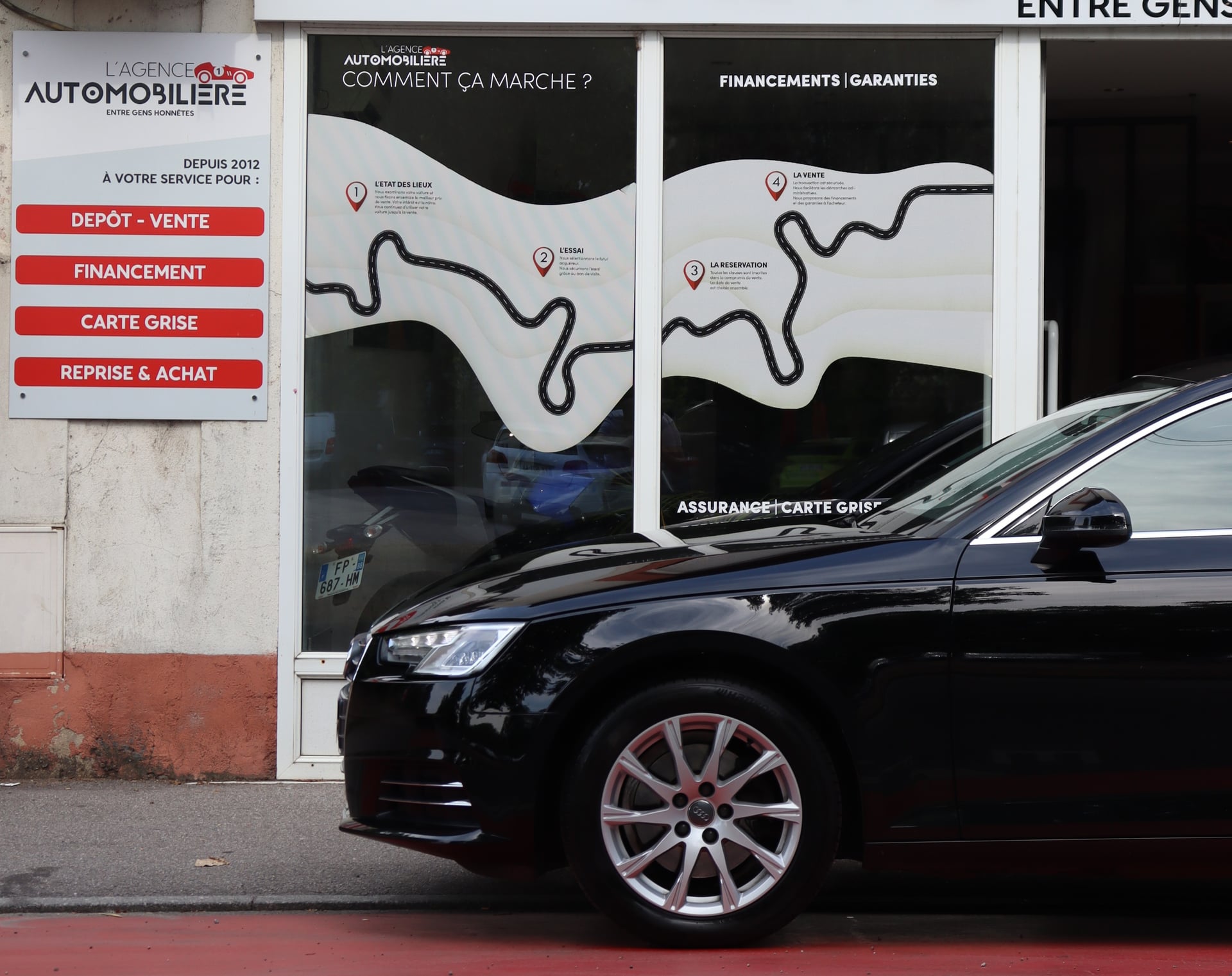Audi A4 Berline 1.4 TFSI 150 Design BVM (Meplat, Eclairage d'ambiance, Origine France) — 2
