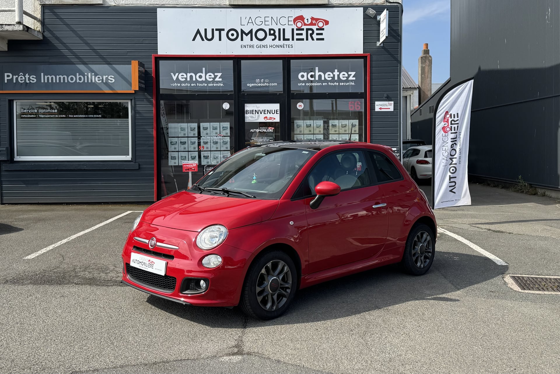 Fiat 500 1.2 69 ch BVM5 S ( toit panoramique )