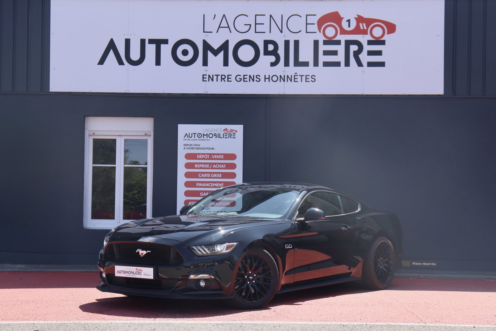 Ford Mustang Coupé 5.0i V8 421 BVA (CarPlay, Caméra, Sièges ventilés)