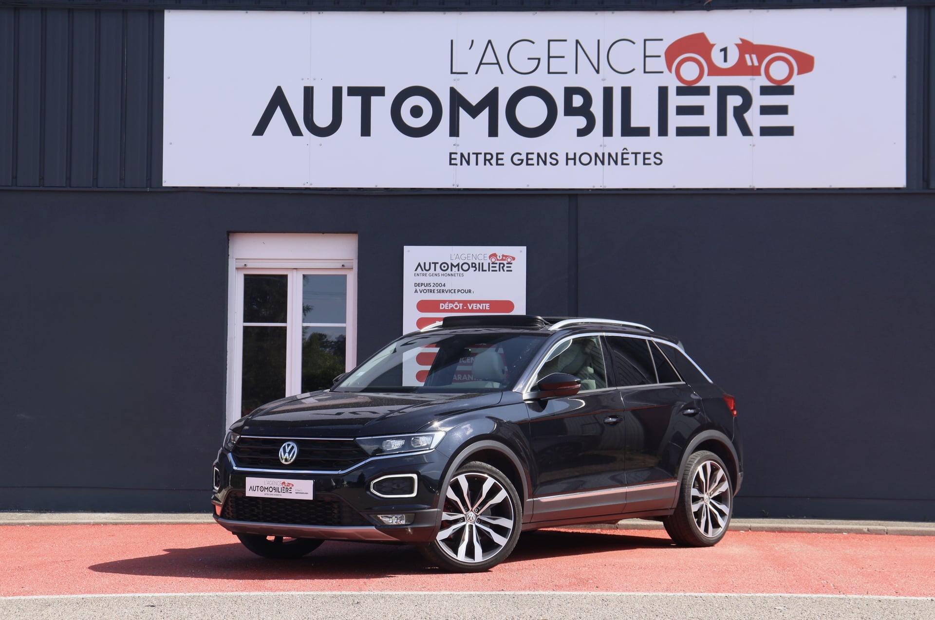 Volkswagen T-roc 2.0 TFSI 190 Carat 4Motion DSG7 (TO, Volant et Sièges chauffants, Carplay...)