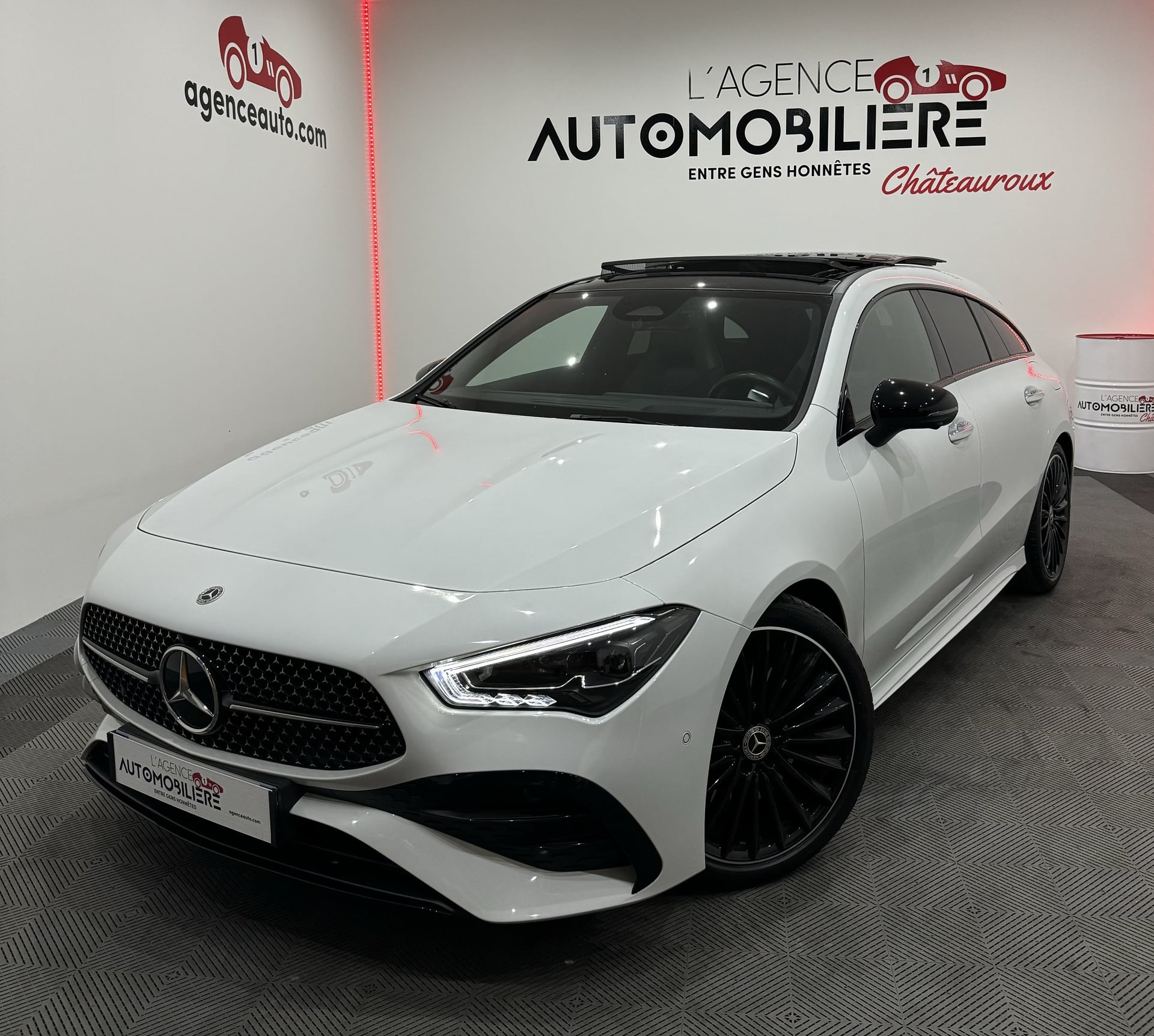 Mercedes-Benz CLA II SHOOTING BRAKE AMG-LINE 200D 2.0 150CV 8G-DCT TOIT OUV PANO/CAMERA 360/CUIR-ALCANT CHAUF-ELEC/GPS/BLUETOOTH/JTES 19'