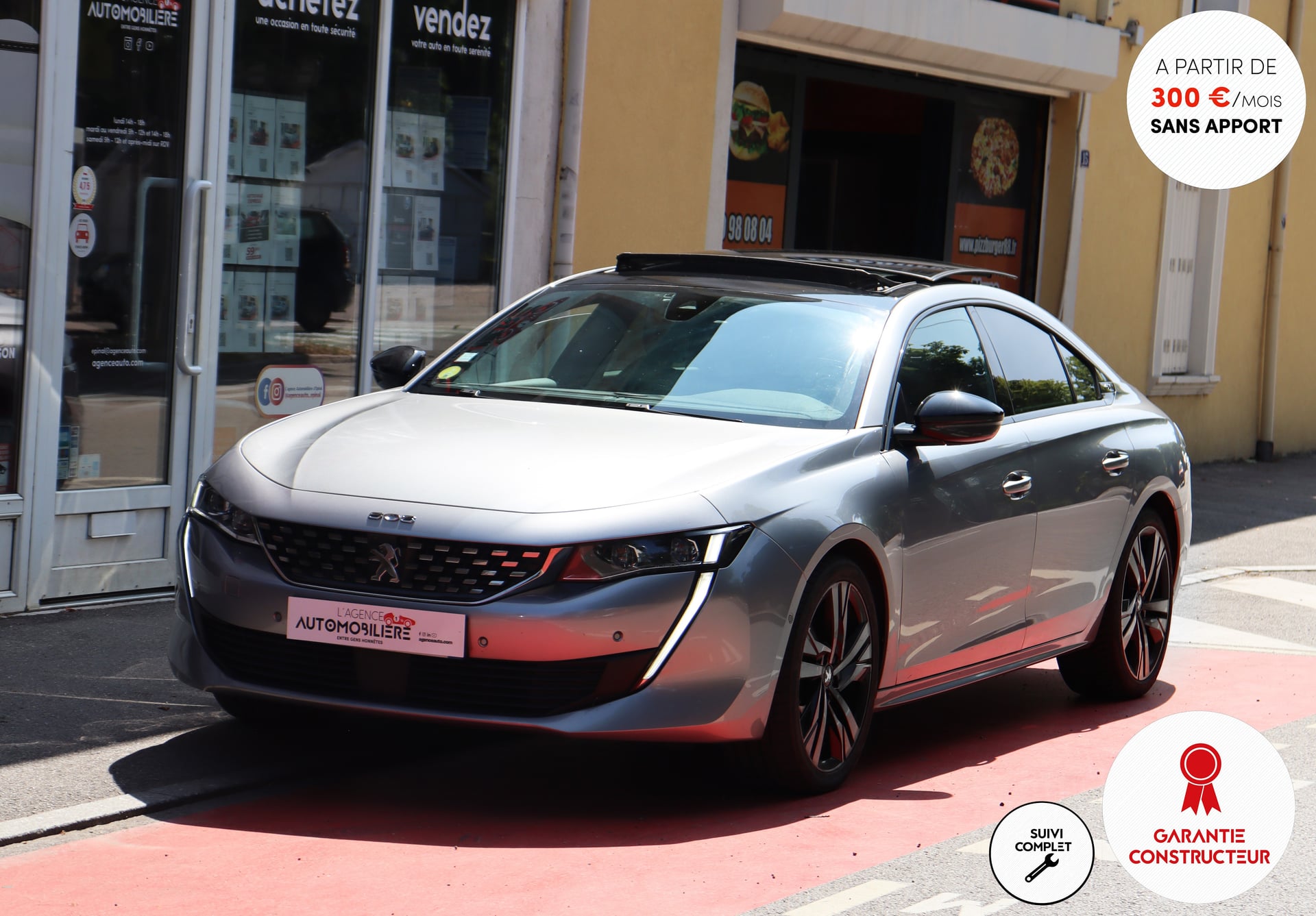 Peugeot 508 Berline 1.5 BlueHDI 130 GT Pack EAT8 (Toit ouvrant, Focal)