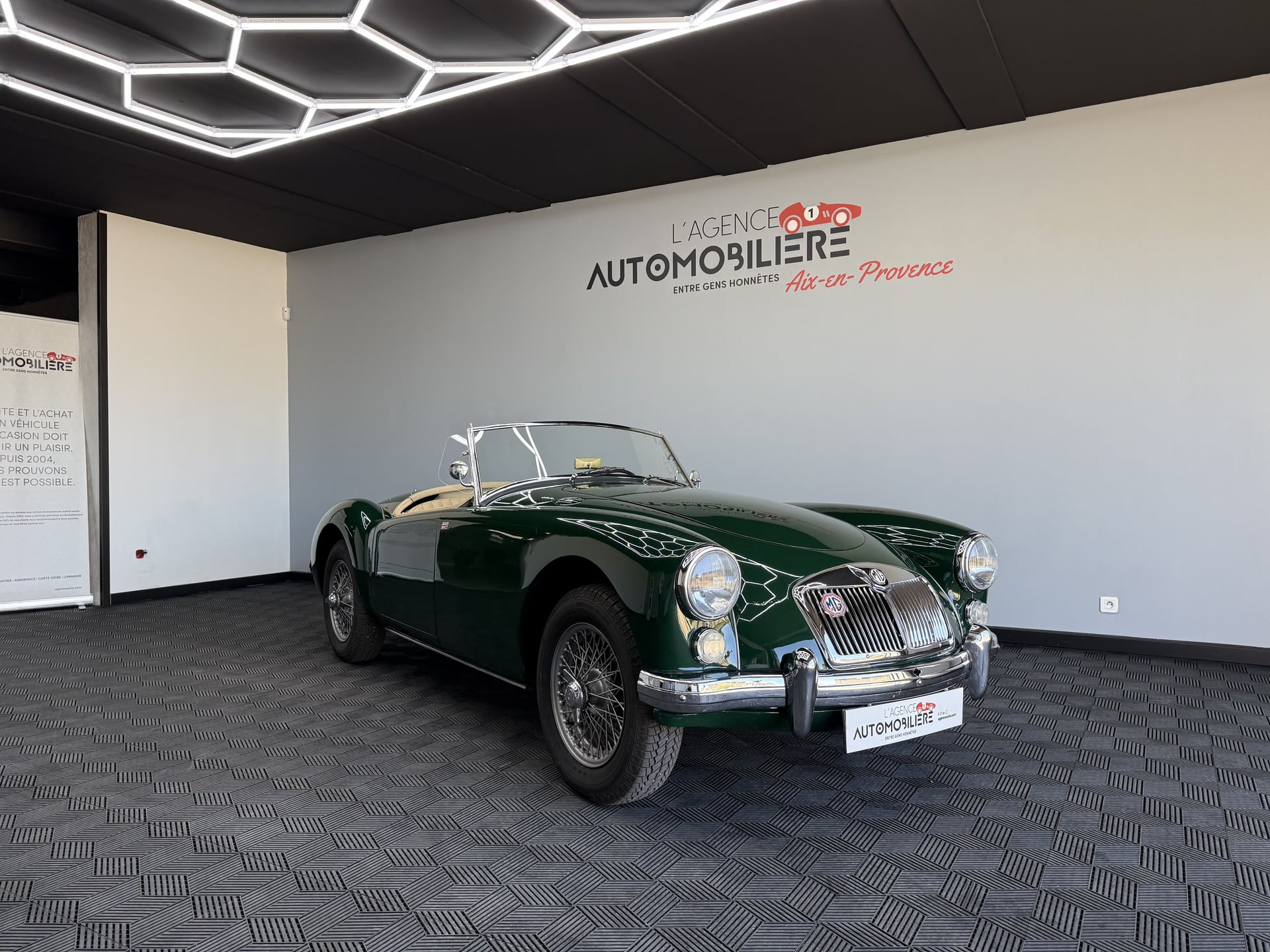MG A MKI 1600 80 Ch - VERT ANGLAIS