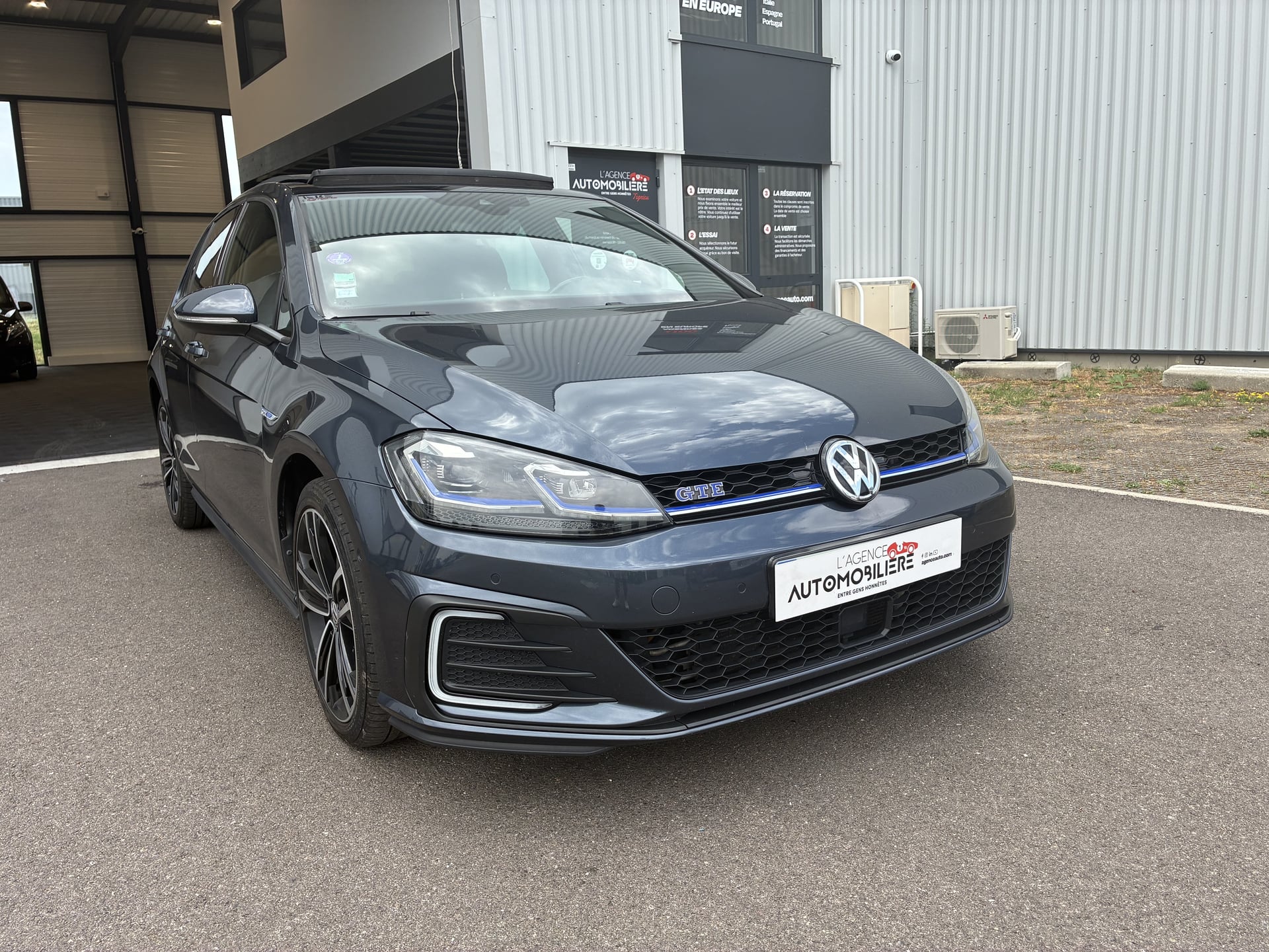 Volkswagen Golf VII 1.4 TSI Hybrid 204ch GTE-Garantie BYmyCar-Toit Ouvrant Panoramique-Kit MAXTON