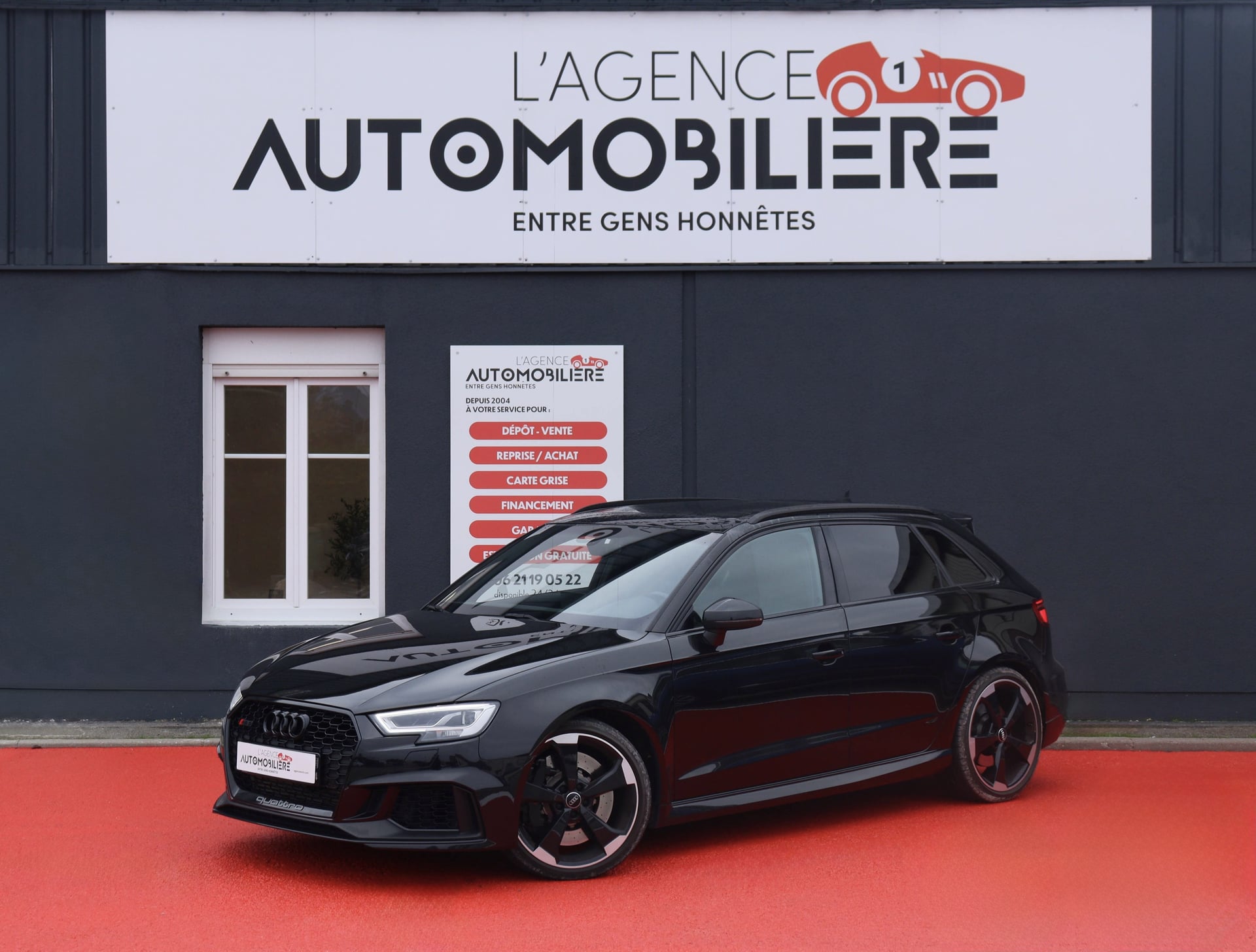 Audi RS3 8V2 Sportback 2.5 TFSi 400 Quattro S-Tronic (TO, Caméra, B&O...)