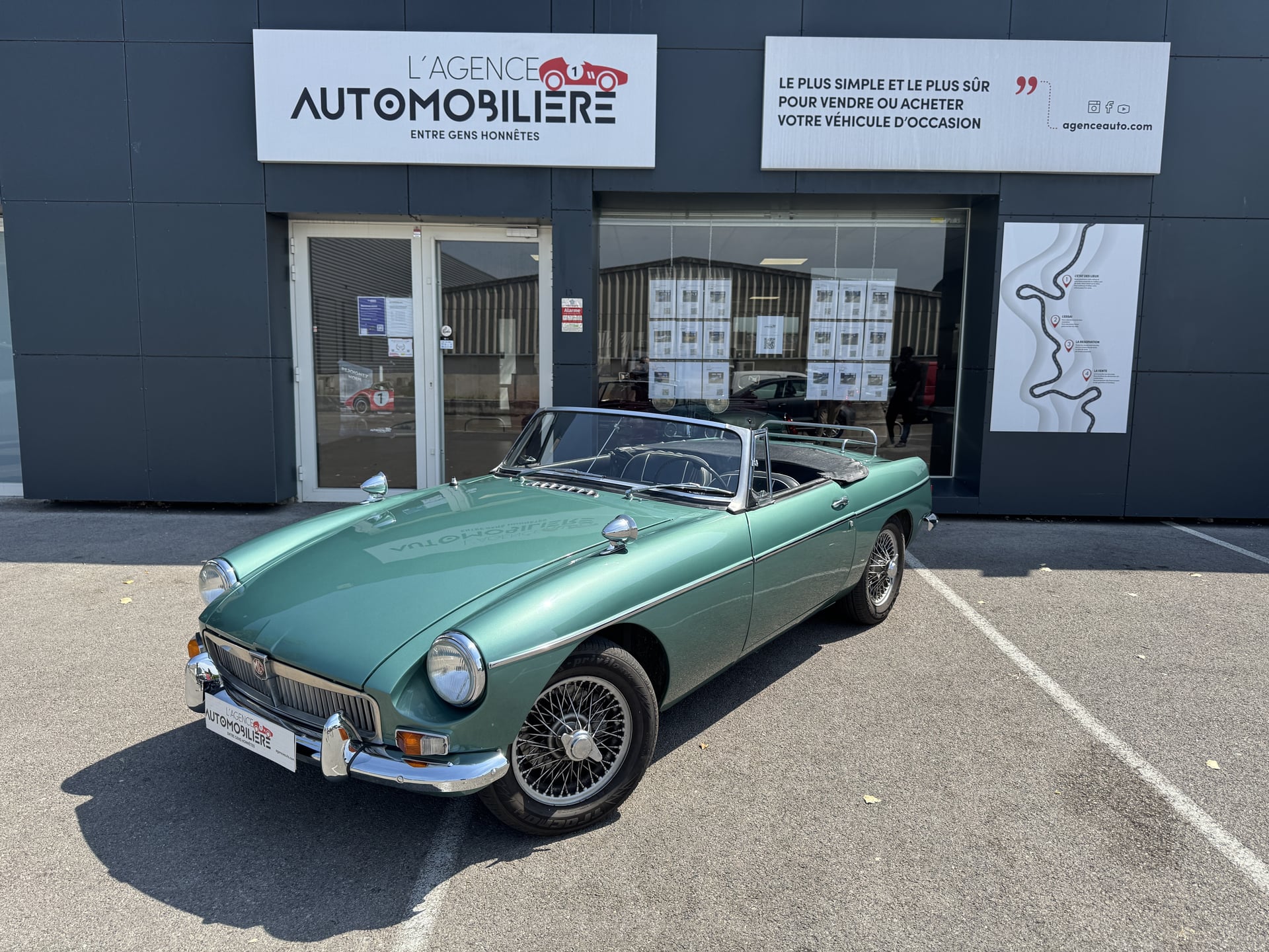 MG BGT 94ch Vert Aston Martin rénové