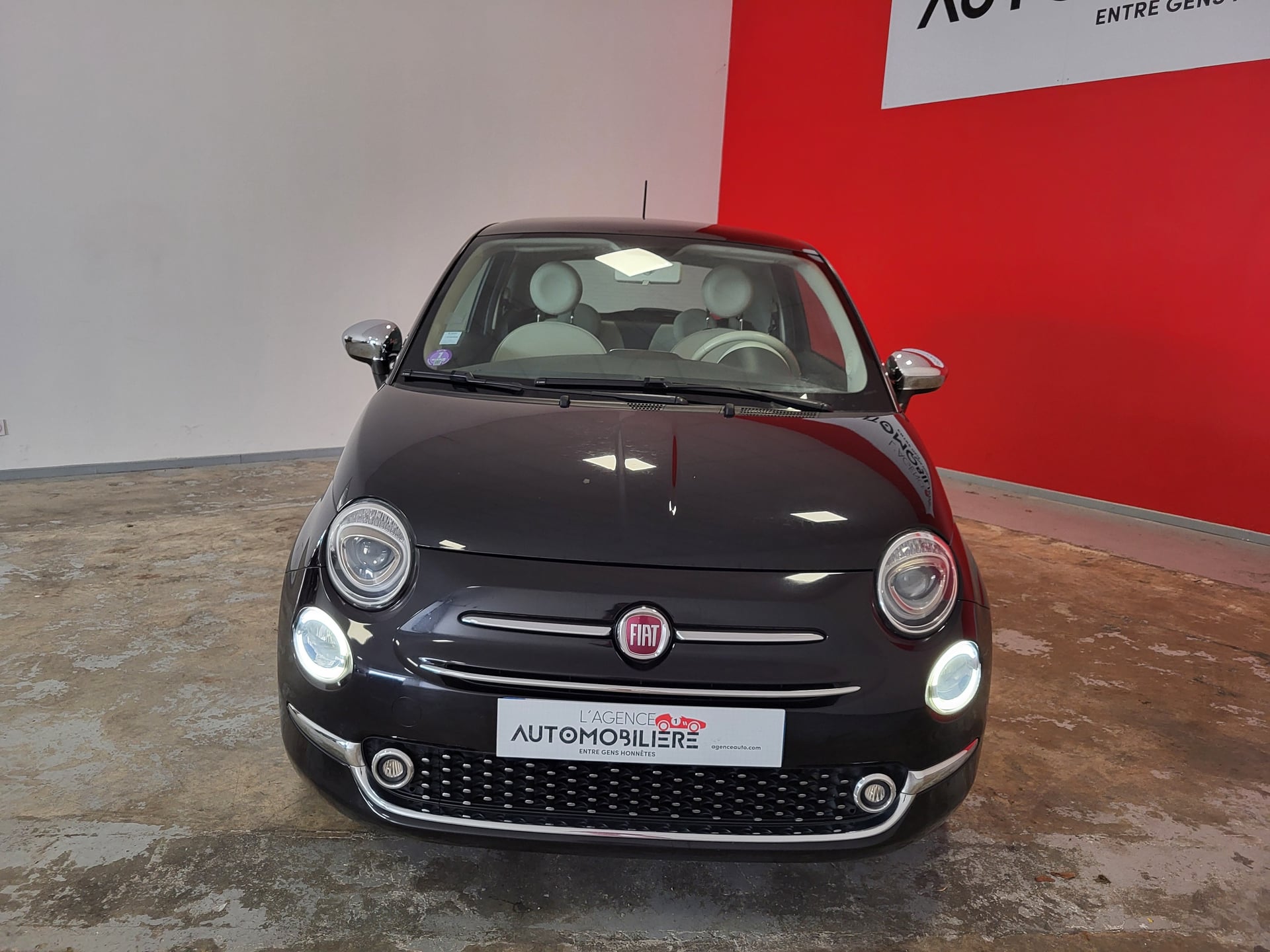Fiat 500 1.2 69 LOUNGE + TOIT PANORAMIQUE — 2