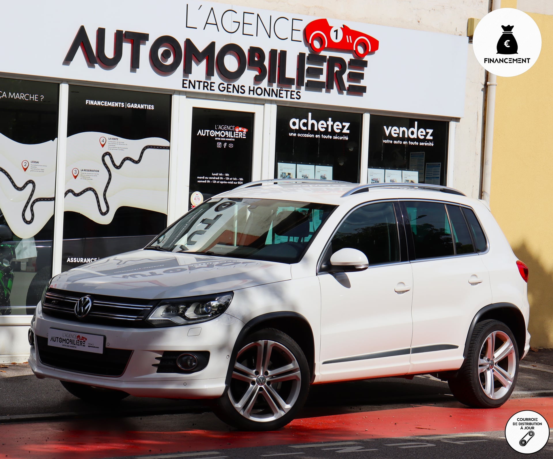 Volkswagen Tiguan Ph.II 2.0 TDi 140 R-Line 4Motion DSG7 (Attelage, CarPlay, Disitri à jour)