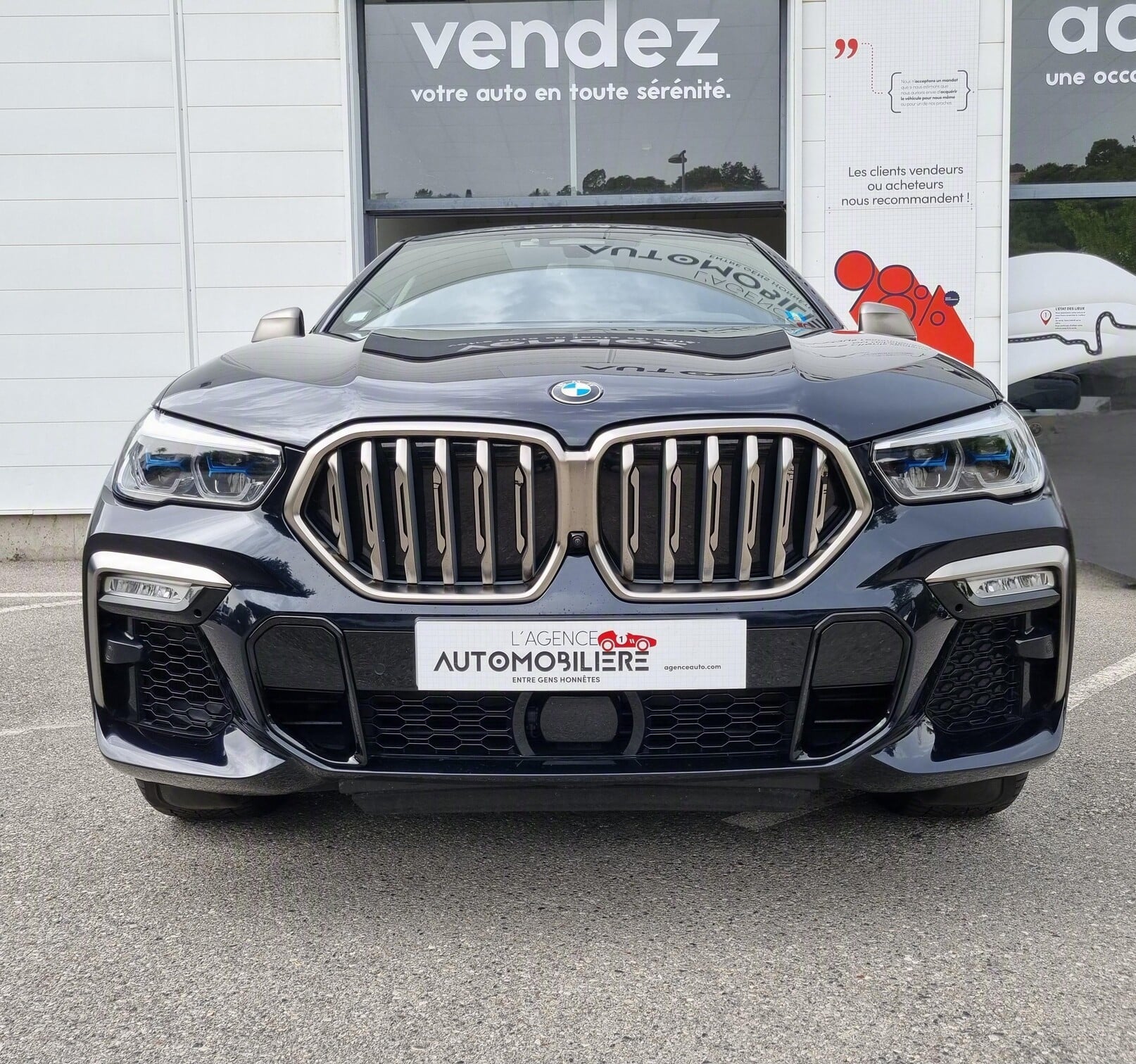 BMW X6 M50d M PERFORMANCE xDrive 3.0 d 24V 400 cv - 43 605 € D'OPTIONS • B&W • SKY LOUNGE- BMW INDIVIDUAL • LASER — 40