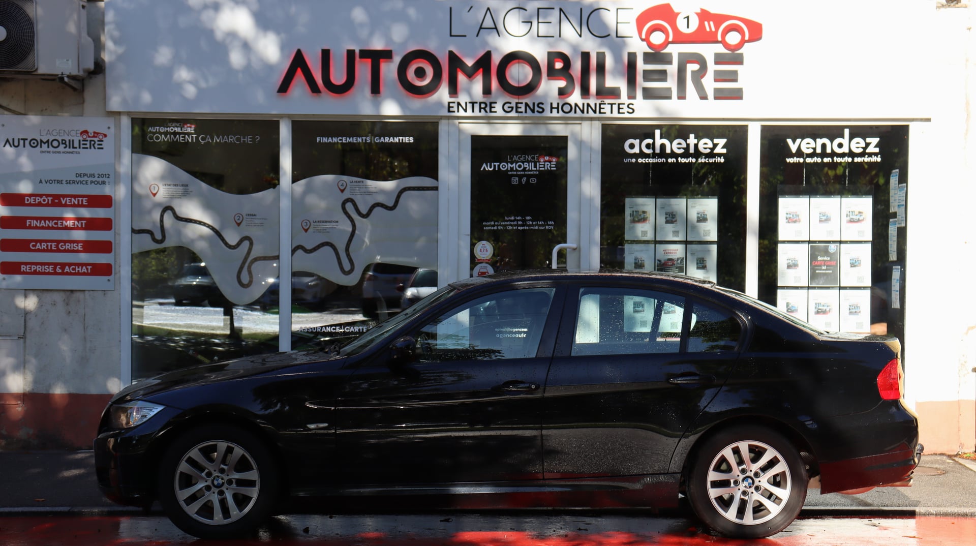 BMW Série 3 (E90) 316i 122 BVM (Origine FR, Suivi d'entretiens) — 2