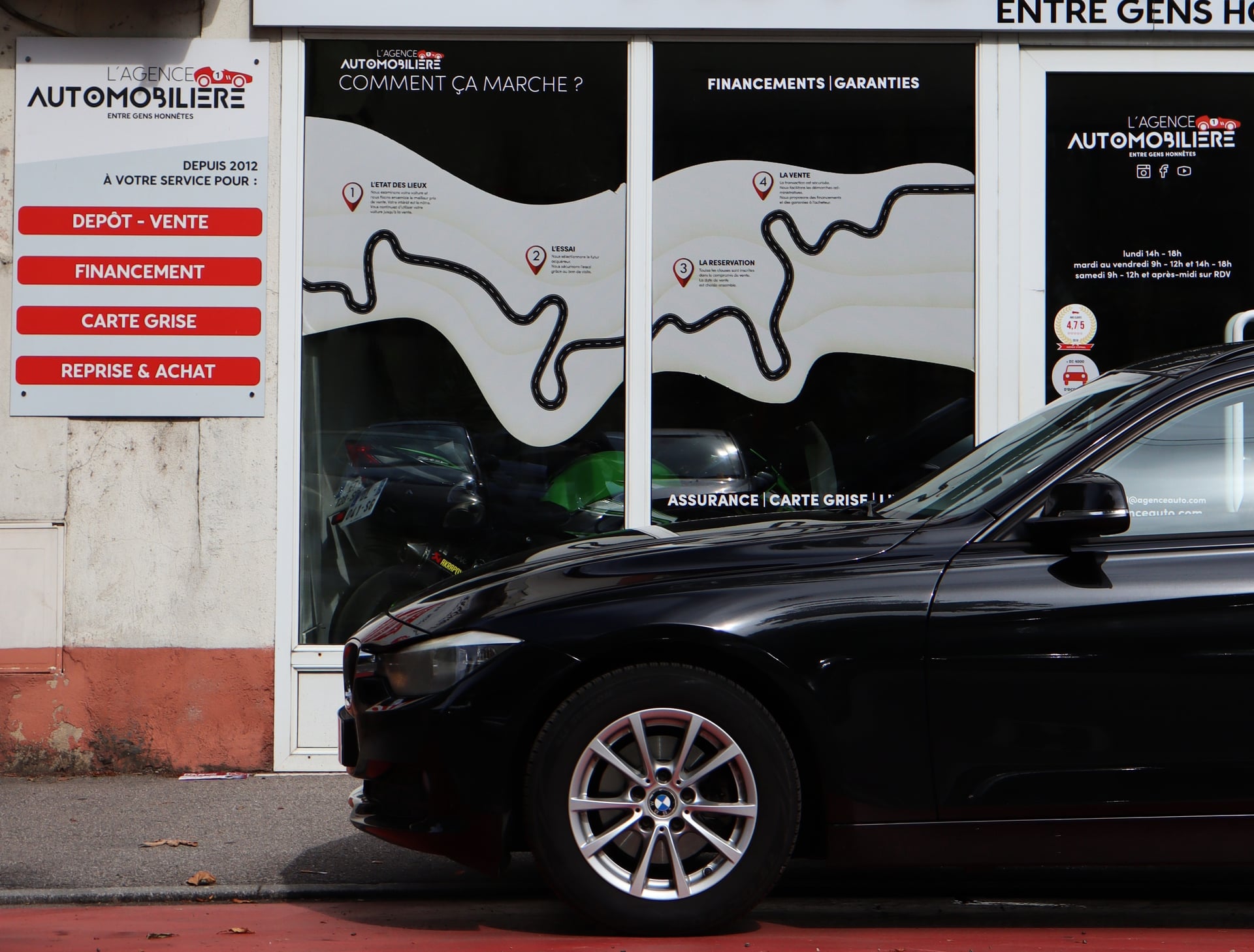 BMW Série 3 (F31) Touring 318d 143 Lounge (Hayon électrique, Démarrage confort) — 2