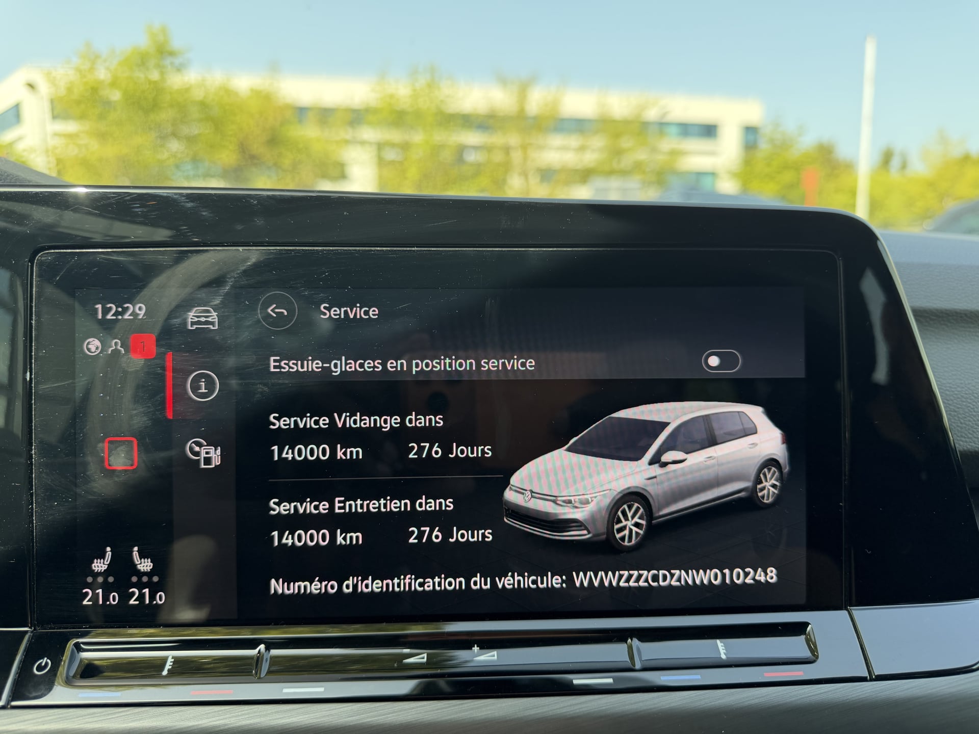 Volkswagen Golf VIII 1.5 ETSI 130 CH SYLE DSG7 - Entretien Volkswagen — 27