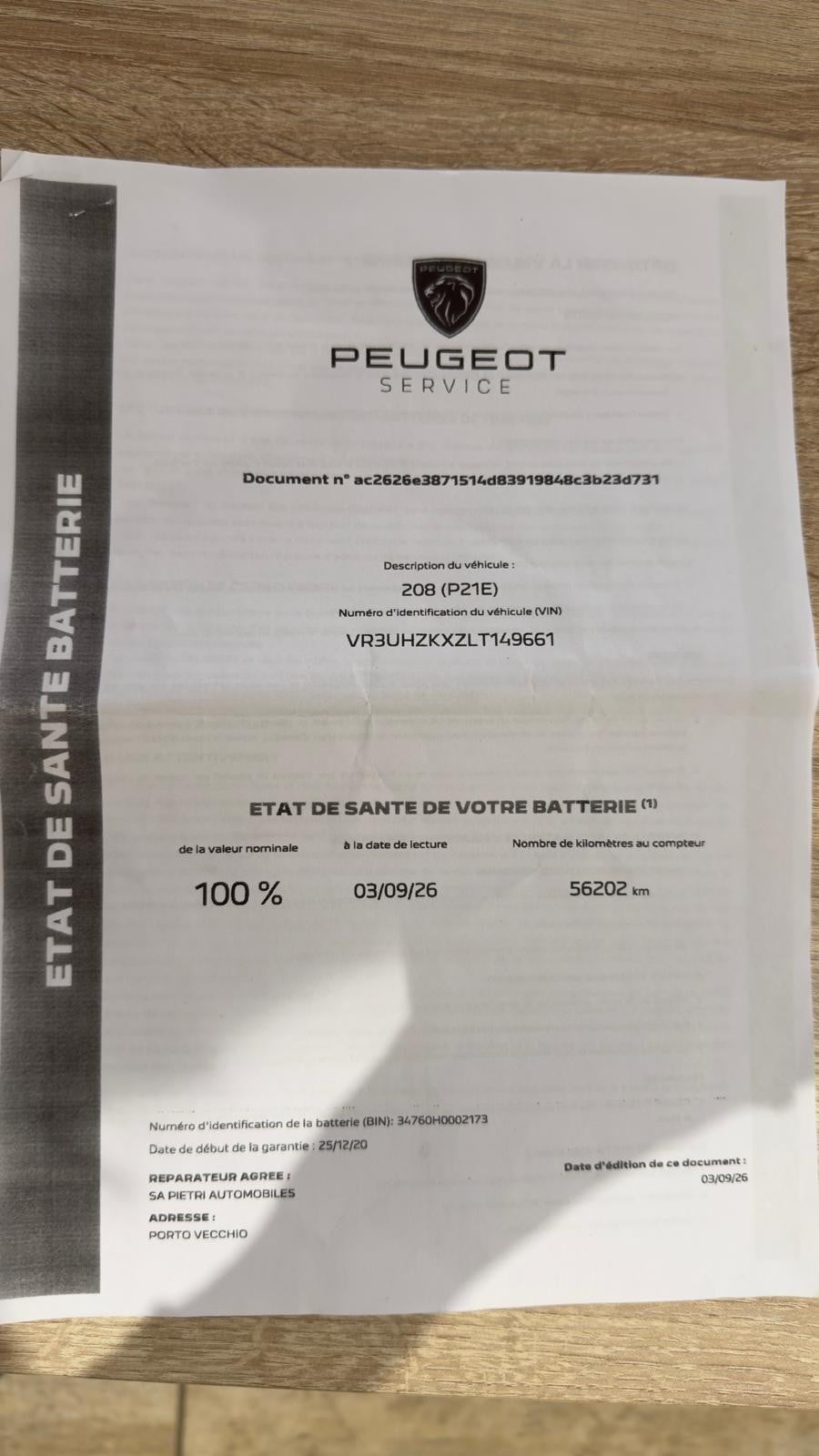 Peugeot 208 GENERATION-II ELECTRIC 135 77PPM 50KWH GT BVA — 19