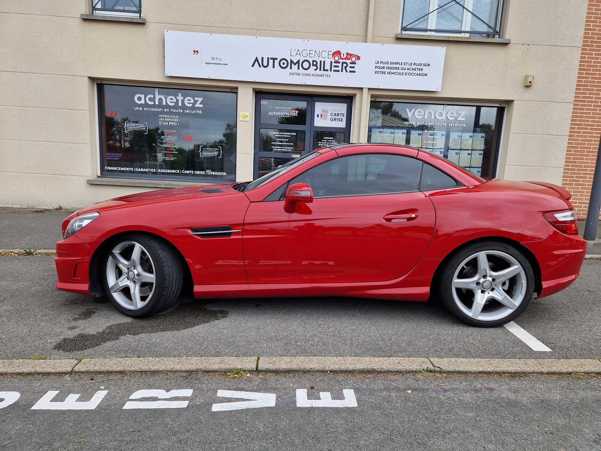 Mercedes-Benz SLK III 200 K BLUEFFICIENCY BV9 pack AMG garantie 12 mois — 2